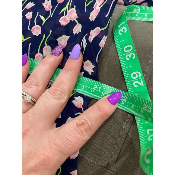 Vintage DVF Editions for Lord & Taylor Sheer Midi Mock Neck Dress - Picture 11 of 12